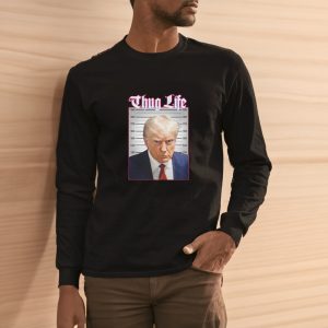 Donald Trump America President In Prison Thug Life 2024 T shirt 2