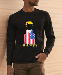 Donald Trump And Tank Top America Flag Ap 4 Liberty T Shirt 1