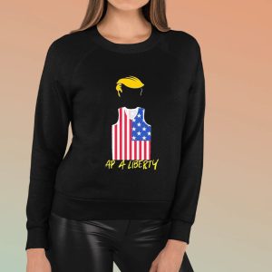 Donald Trump And Tank Top America Flag Ap 4 Liberty T Shirt 2