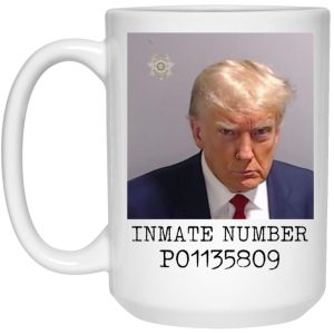 Donald Trump INMATE NUMBER P01135809 Mug 3