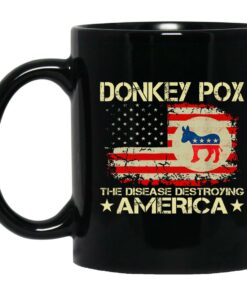 Donkey Pox The Disease Destroying America Mugs 1