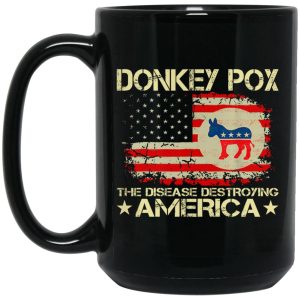 Donkey Pox The Disease Destroying America Mugs 2