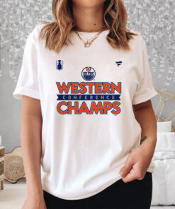 Edmonton Oilers 2024 Western Conference Champions Locker Room T Shirt 2