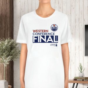 Edmonton Oilers Fanatics 2024 Western Conference Finals T Shirt 2