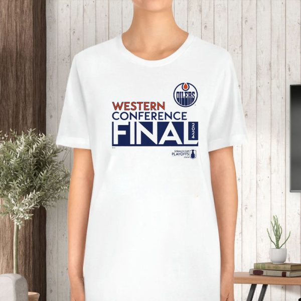 Edmonton Oilers Fanatics 2024 Western Conference Finals T-Shirt