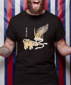 Edo Era Animals graphic T Shirt 1
