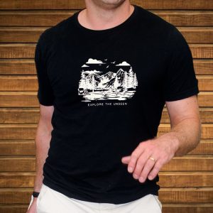 Explore The Unseen Mountain T Shirt 1