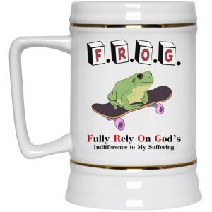 FROG Fully Rely On Gods Indifference To My Suffering Mugs 3