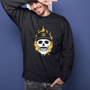 Flaming Pirate Skull T-Shirt