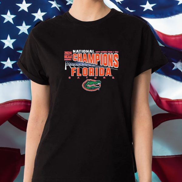 Florida Gators Adult 2024 Ncaa Men’s Outdoor Track & Field Champions T-Shirt