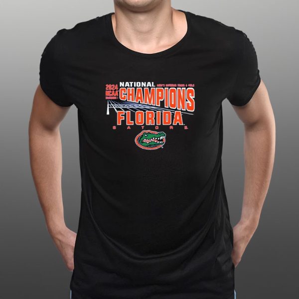 Florida Gators Adult 2024 Ncaa Men’s Outdoor Track & Field Champions T-Shirt