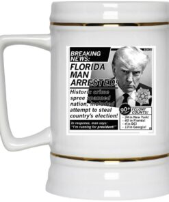 Florida Man Arrested Trump Mugshot Mug 4