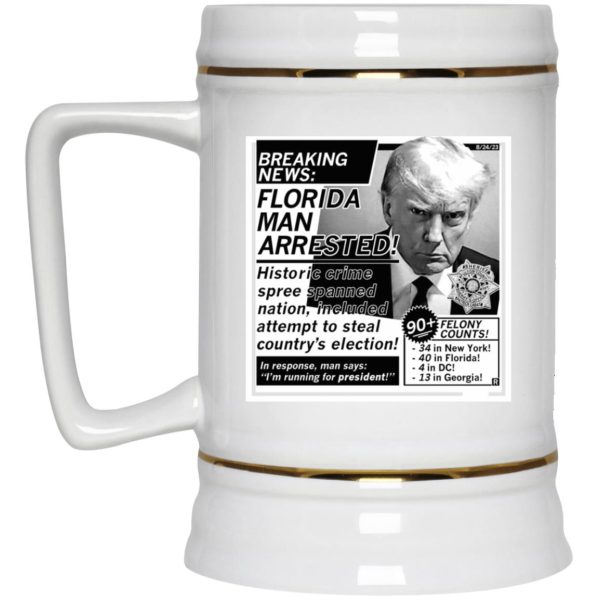 Florida Man Arrested Trump Mugshot Mug