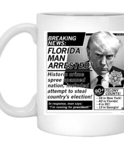 Florida Man Arrested Trump Mugshot Mug 5