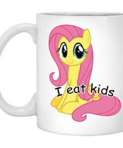 Fluttershy I Eat Kids Mugs 1