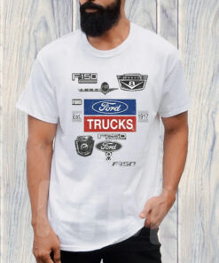Ford Trucks Est 1917 All Logo T Shirt 1