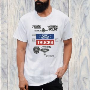 Ford Trucks Est 1917 All Logo T Shirt 1