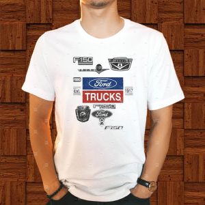 Ford Trucks Est 1917 All Logo T Shirt 2