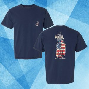 Fore Play BARSTOOL GOLF USA POCKET T-SHIRT