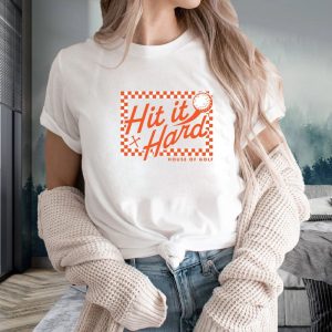 Fore Play HIT IT HARD CHECKERBOARD T-SHIRT