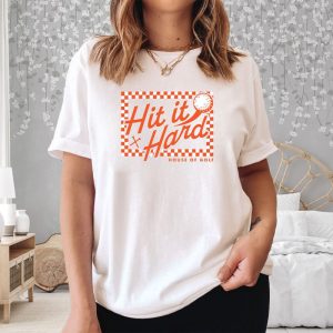 Fore Play HIT IT HARD CHECKERBOARD T SHIRT 2