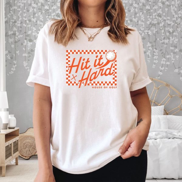 Fore Play HIT IT HARD CHECKERBOARD T-SHIRT