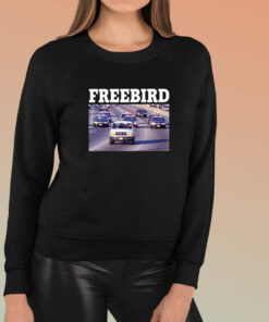 Freebird White Bronco T Shirt 1