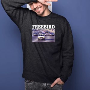 Freebird White Bronco T Shirt 2