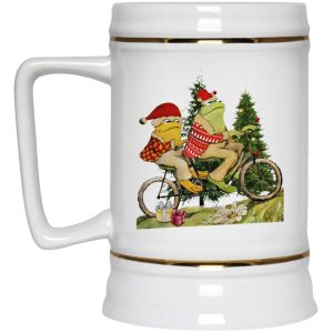 Frog And Toad On The Bike Christmas Mugs 3