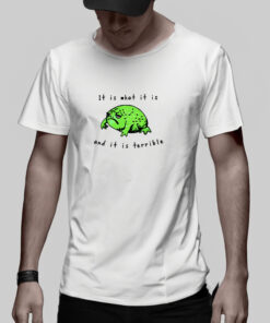 Frog It Is What It Is And It Is Terrible T Shirt 2