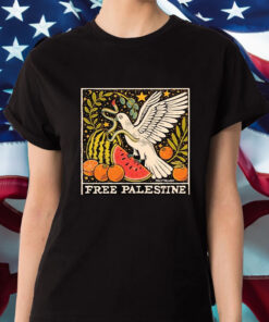 Fruitblush Free Palestine Dove And Fruit Free For Palestine T-Shirt 1 Fruitblush Free Palestine Dove And Fruit Free For Palestine T Shirt 2