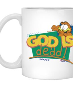 Garfield God Is Dead Mugs 1