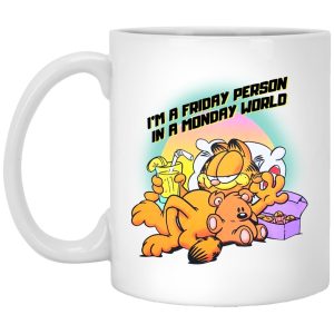 Garfield I’m A Friday Person In A Monday World Mugs