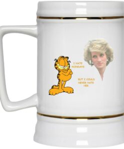Garfield I Hate Monday But I Could Never Hate Her Mugs 2 Garfield I Hate Monday But I Could Never Hate Her Mugs 3