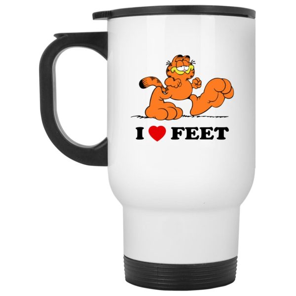 Garfield I Love Feet Mugs