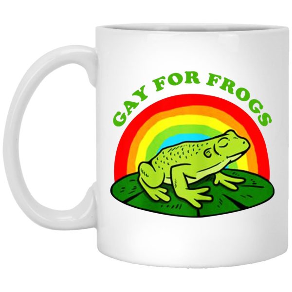 Gay For Frogs Mugs