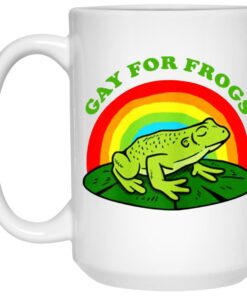 Gay For Frogs Mugs 2