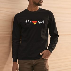 German Heart Beat And Heart Flag 2024 T Shirt 1