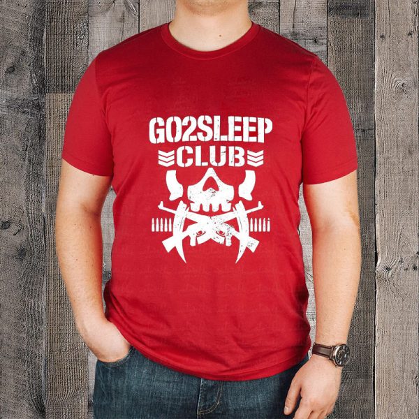 Go2sleep Club Skull And Gun T-Shirt