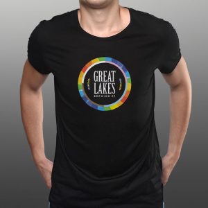 Great Lakes Brewing Company Pride Circle T Shirt 2