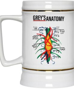 Greys Anatomy Vien Spial Corp Feeping Arteries Mug 4