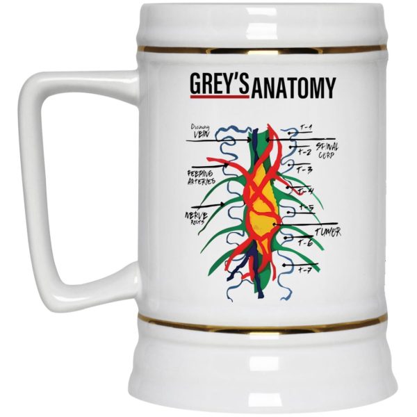 Grey’s Anatomy Vien Spial Corp Feeping Arteries Mug