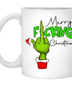 Grinch Merry F cking Christmas Mugs 1
