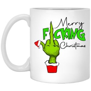 Grinch Merry F-cking Christmas Mugs