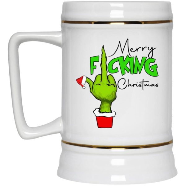 Grinch Merry F-cking Christmas Mugs