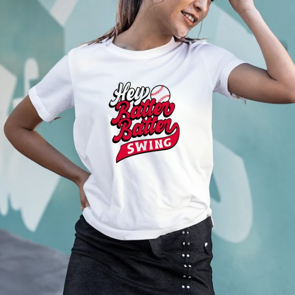 HEY BATTER BATTER SWING GAME DAY ROSIE SHIRTS