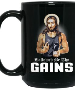 Hallowed Be Thy Gains Mugs 1 Hallowed Be Thy Gains Mugs 2