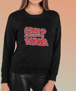 Hand Drawn Camp Trash T Shirt 1