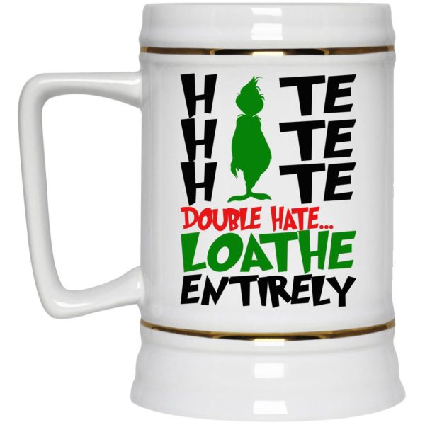 Hate Hate Hate Double Hate Loathe Entirely Mugs