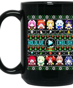 Hololive English Christmas Mugs 2